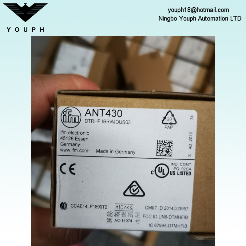 IFM ANT430 Sensor ID Tags DTRHF IBRWIDUS03 HF RFID LIRE Écrivain Head