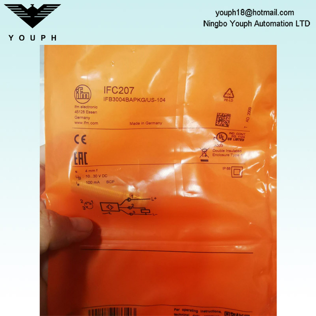 IFM IFC207 IFB3004BAPKG / US-104 Capteur inductif