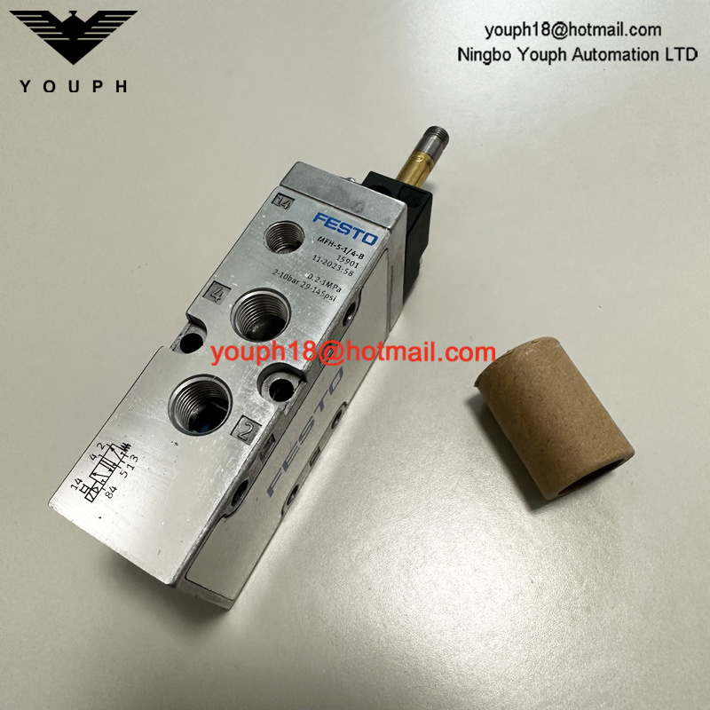 FESTO MFH-5-1 / 4-B 15901 G1 / 4 5/2 voies de solénoïde de tigre monostable