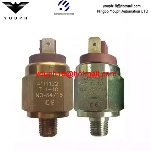 Italie Euroswitch 4111122 4110122 412022A NO / NC 0,5 A / 48 V COMMUTATEUR DE PRESSION DIAPHRAGM