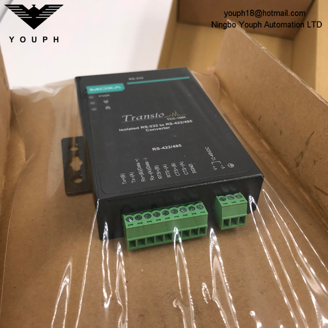 MOXA TCC-100I V2.2.1 RS-232 isolé à RS-422/485 Convertisseur bidirectionnel