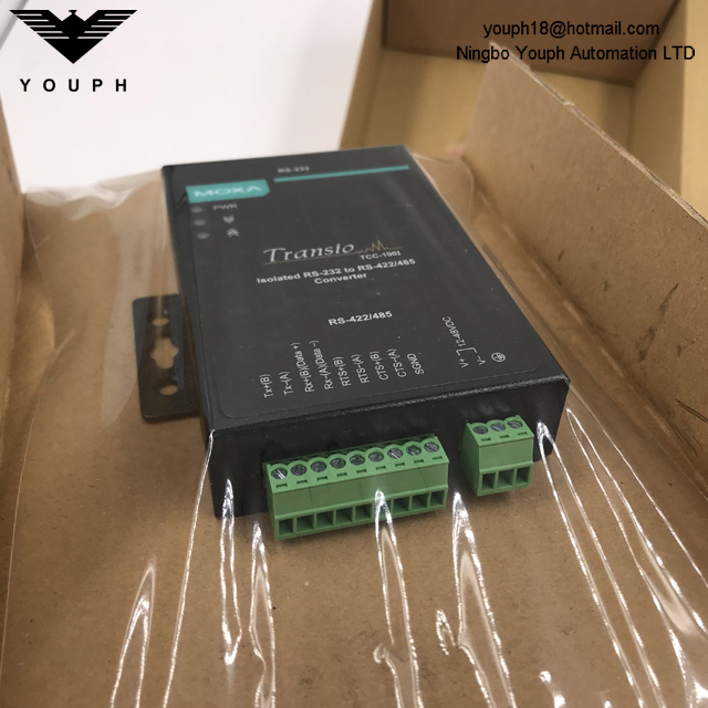 MOXA TCC-100I V2.2.1 RS-232 isolé à RS-422/485 Convertisseur bidirectionnel