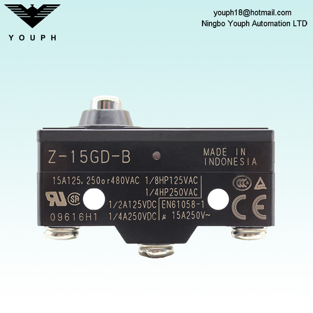 Interrupteur d'immeubles Omron Z-15GD-B