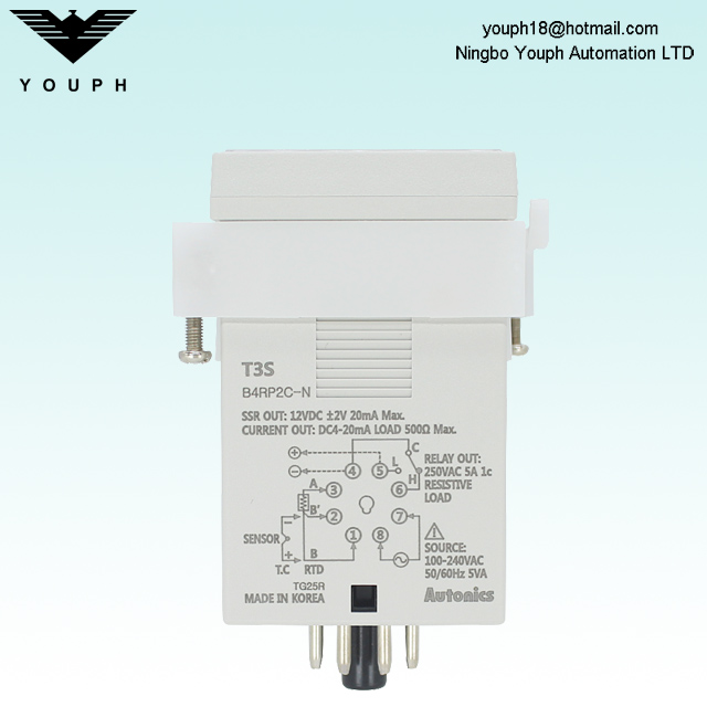 Autonics T3S-B4RP4C T3S-B4RP2C Type de commutateur de la roue de pouce Contrôleur de température
