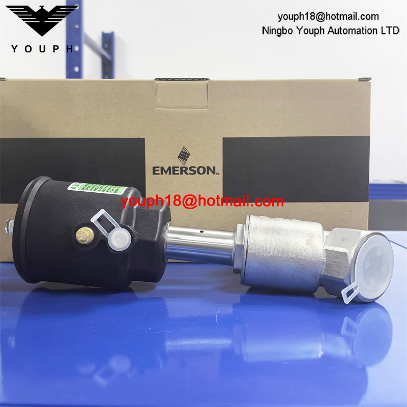 EMERSON ASCO E290A082 taille 32mm G 1-1/4 'valve à siège angulaire en acier inoxydable normalement fermée à haute température