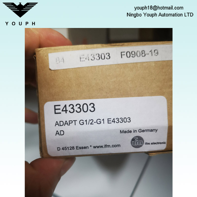 IFM E43303 Adapter l'adaptateur à vis de vision G1 / 2-G1 pour le capteur de processus