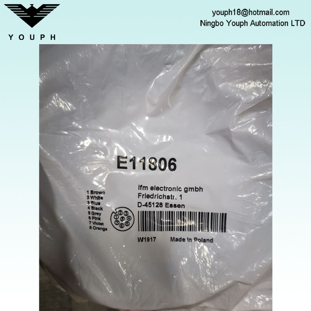 IFM ELTECTRONIQUE GMBH E11806 ADOAH080MSS0010C08 avec câble de connexion à socket