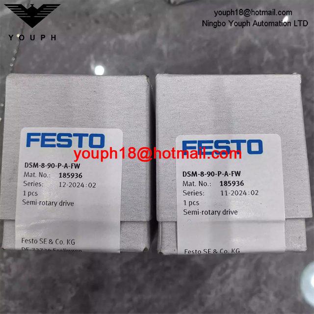 FESTO DSM-8-90-PA-FW 185936 via Proximity Switch DSM Semi-Rotary Drive