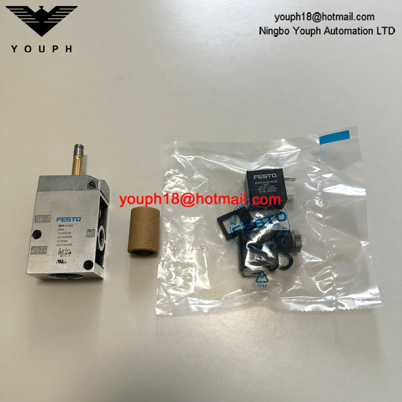 FESTO MFH-3-1 / 4 9964 avec bobine DC24V AC230V Tiger classique monostable Solenoïde