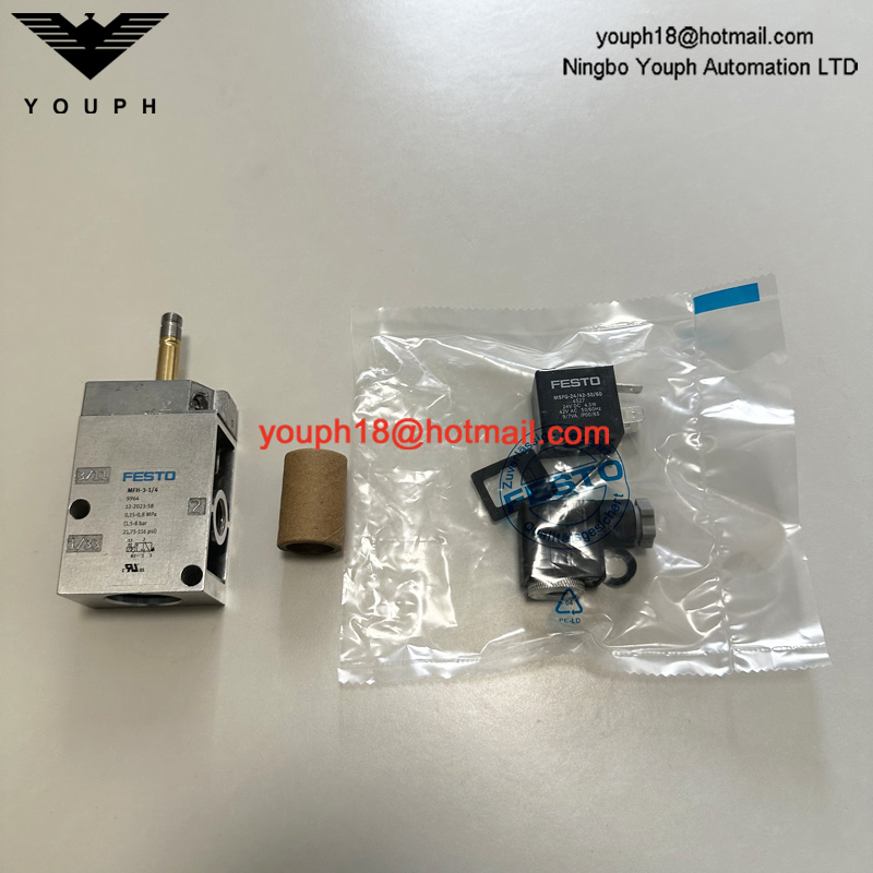 FESTO MFH-3-1 / 4 9964 avec bobine DC24V AC230V Tiger classique monostable Solenoïde