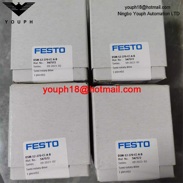 FESTO DSM-12-270-CC-AB 547572 avec amortisseur DSM semi-rotarien DSM