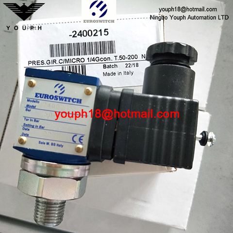 Euroswitch 2400215 2400216 24 Série SPDT Contacts Piston Pressure Interrupteur