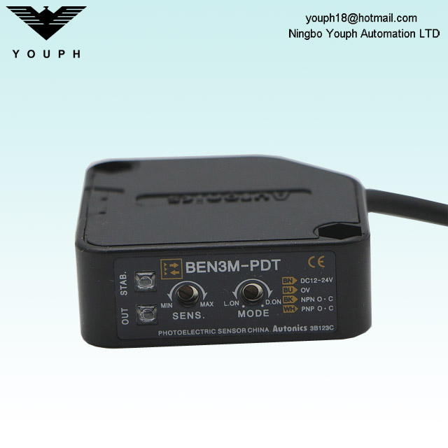 Autonics Ben3M-PDT rétroréflectif avec un interrupteur de proximité du filtre polarisant