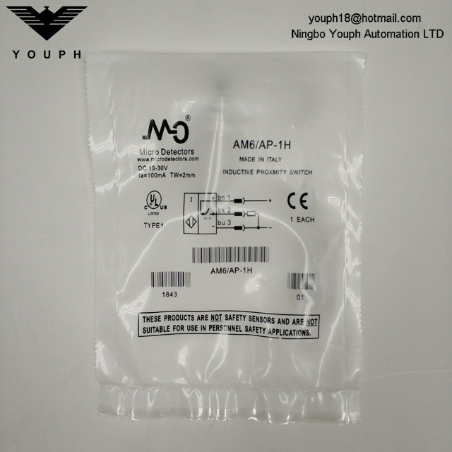 Micro-détecteurs AM6 / AP-1H Interrupteur de proximité inductive