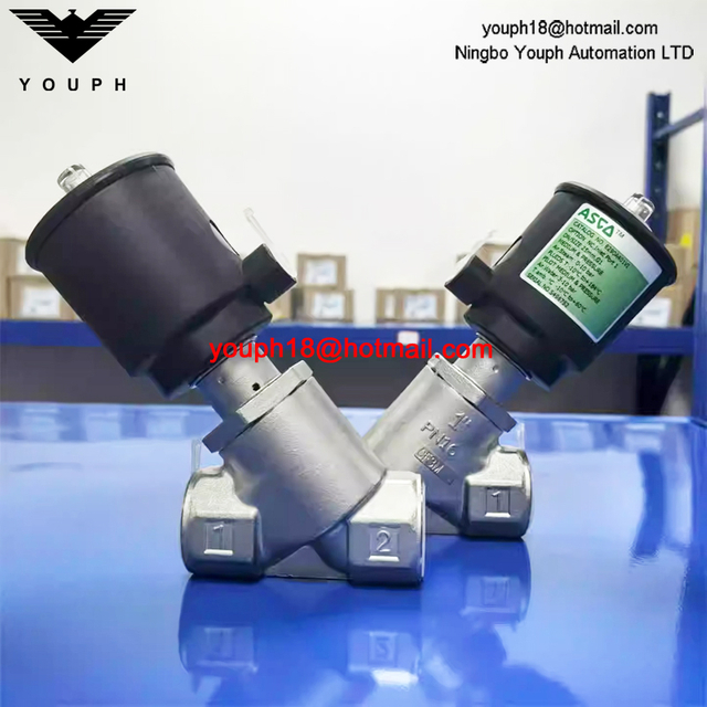 ASCO EMERSON E290A401 E290A401VI soupape de siège d'angle d'air en acier inoxydable haute température