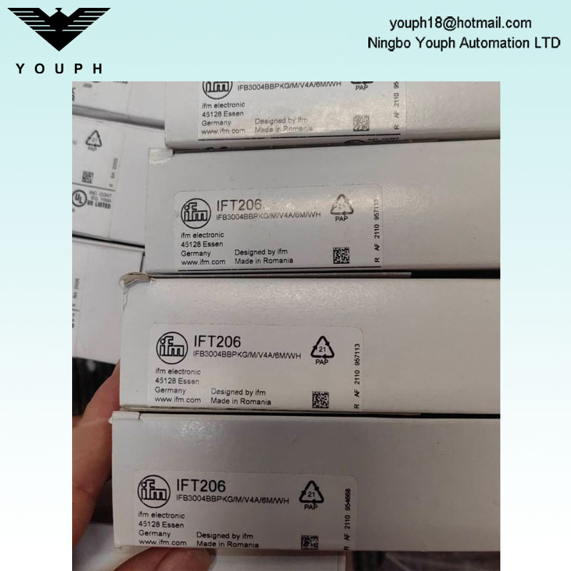 IFM IFT206 IFB3004BBPKG / M / V4A / 6M / WH PNP Capteur de proximité