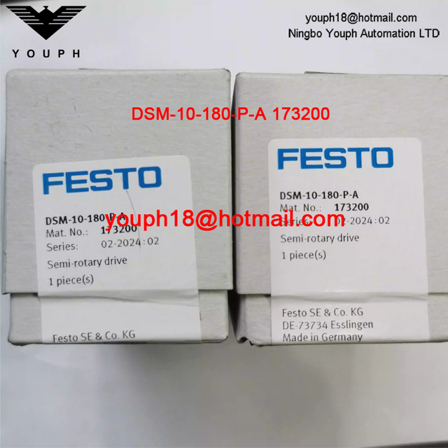 FESTO DSM-10-180-PA 173200 M3 Position du commutateur de proximité Détection DSM SEMI-ROTARY Drive