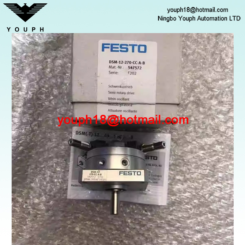 FESTO DSM-12-270-CC-AB 547572 avec amortisseur DSM semi-rotarien DSM