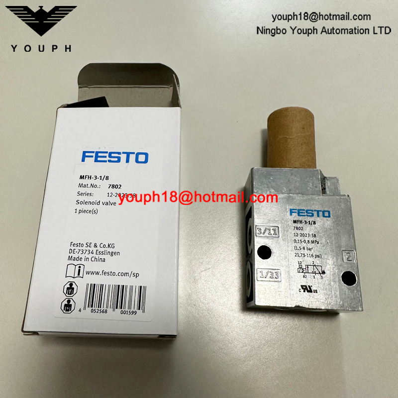 FESTO MFH-3-1 / 8 7802 G1 / 8 '3/2 Way Tiger Classic Solénoïde