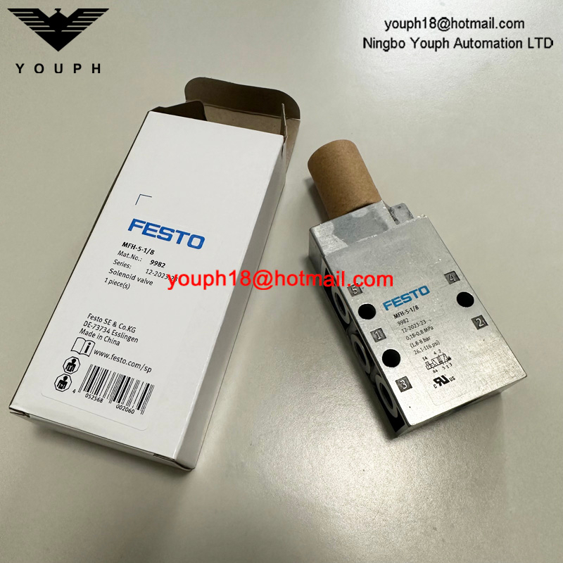 FESTO MFH-5-1 / 8 9982 G1 / 8 5/2 voies d'électrovanne MFH