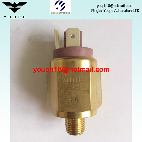 Euroswitch 311112 3110211 31 Série Série Textile Machine Tool Diaphragm Pressure Interrupteur
