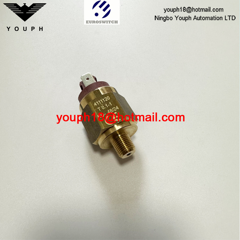 Italie Euroswitch 4111120 4111220 Type de contact N ° / NC Interrupteur de pression de diaphragme en laiton