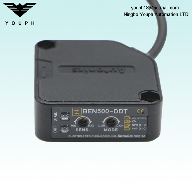 Autonics Ben500-DDT AC / DC Type de boîtier de taille moyenne Interrupteur de proximité réfléchissante diffuse