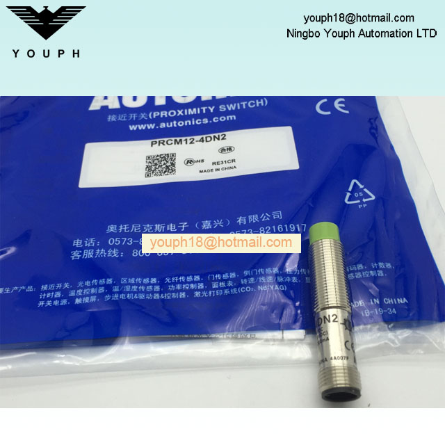 Autonics PRCM12-4DN2 PRCM12-4DP2 PRCM Série Cylindrique de type connecteur Capteur de proximité
