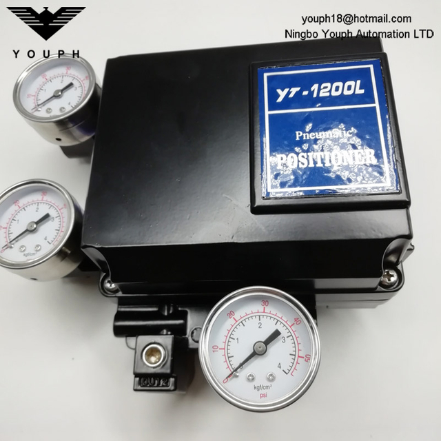 YTC YT-1200L YT-1200LS Positionner pneumatique d'actionneur linéaire à action unique