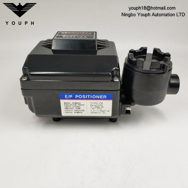 Ytc yt-1000l yt1000l-ptm avec rétroaction positionneur pneumatique linéaire-électro