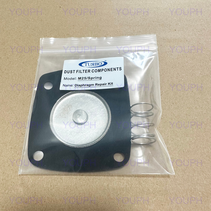 Turbo M25 Valve d'impulsion FP25 FM25 DP25 DM20 1 'Kit de réparation de diaphragme