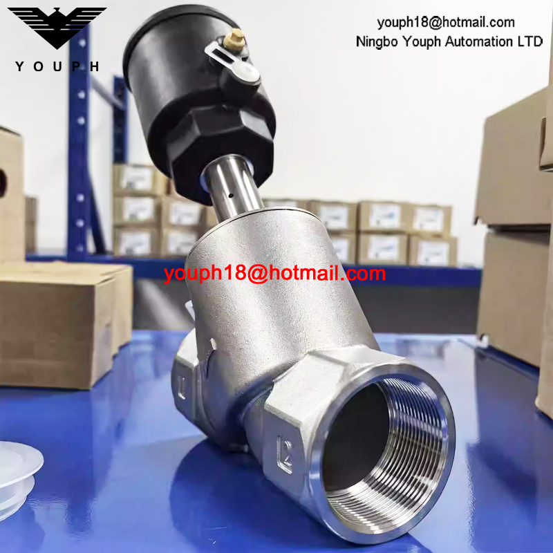 EMERSON ASCO E290A085 taille 50mm G2 'NC eau chaude vapeur en acier inoxydable vanne de siège angulaire