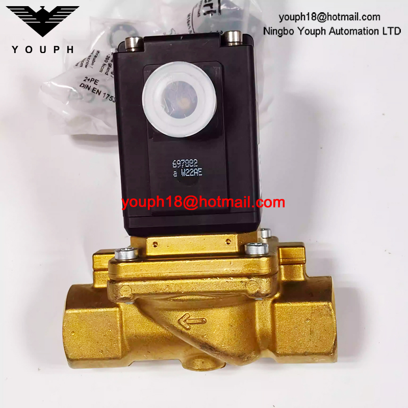 Burkert 00049518 0290A Série G3/4' Électrovanne en laiton 2/2 voies servocommandée