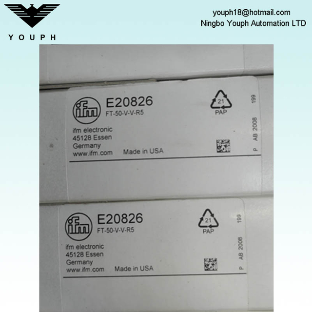 IFM E20826 FT-50-VV-R5 Capteur de réflexion diffus à fibre optique