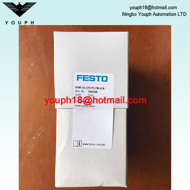 FESTO DSM-16-270-P1-FW-AB 566206 avec composants d'amortissement élastiques réglables