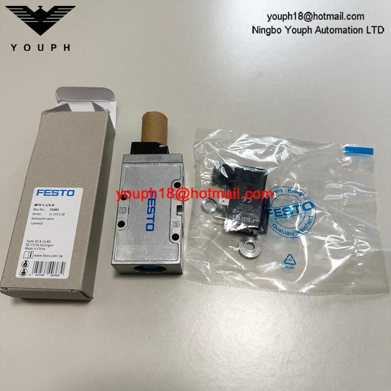 FESTO MFH-5-1 / 4-B 15901 avec bobine solénoïde 5/2 voies Tiger 2000 Valve pneumatique