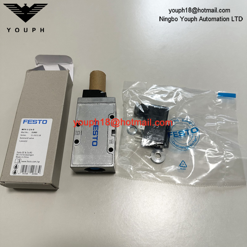 FESTO MFH-5-1 / 4-B 15901 avec bobine solénoïde 5/2 voies Tiger 2000 Valve pneumatique