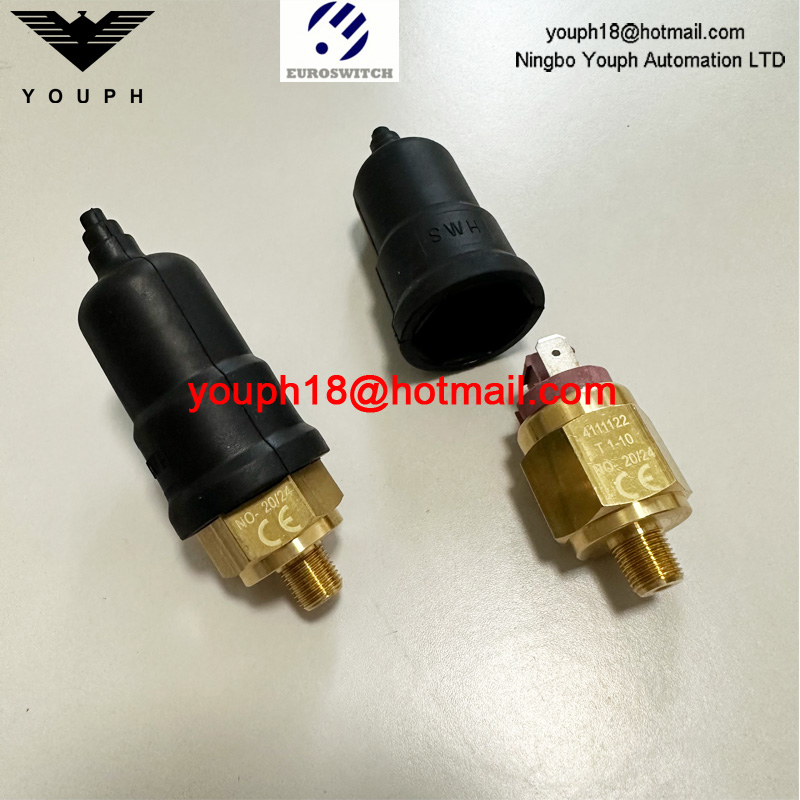 Italie Euroswitch 4111122 4110122 412022A NO / NC 0,5 A / 48 V COMMUTATEUR DE PRESSION DIAPHRAGM