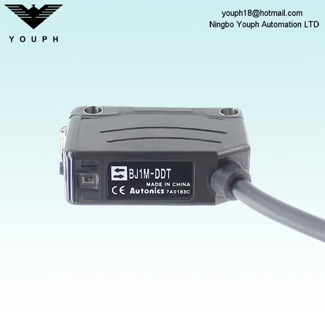 Autonics bj1m-ddt bj1m-ddt-p miniature et amplificateur intégré capteur de photo réfléchissante diffuse