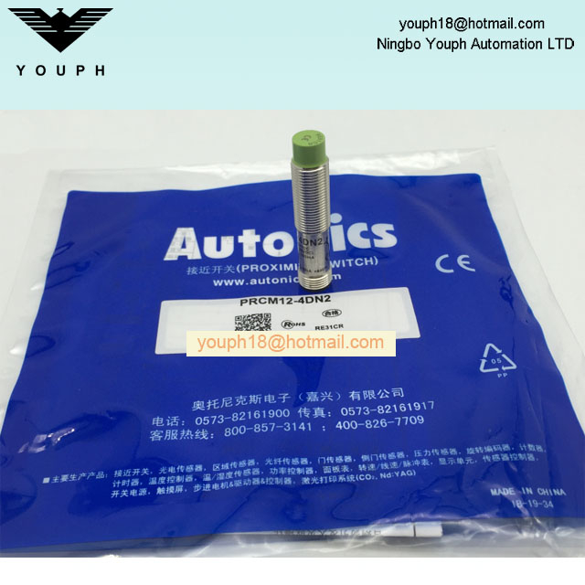 Autonics PRCM12-4DN2 PRCM12-4DP2 PRCM Série Cylindrique de type connecteur Capteur de proximité