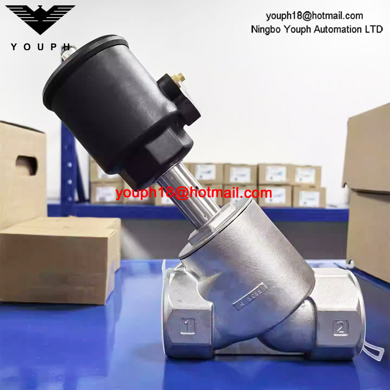 EMERSON ASCO E290A085 taille 50mm G2 'NC eau chaude vapeur en acier inoxydable vanne de siège angulaire