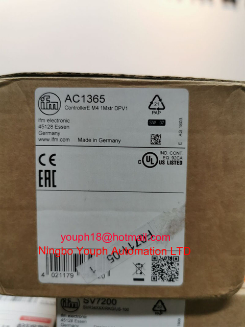 IFM Electronic AC1365 AS-Interface Profibus DP Gateway avec PLC CONTRORMERE M4 1MSTR DPV1