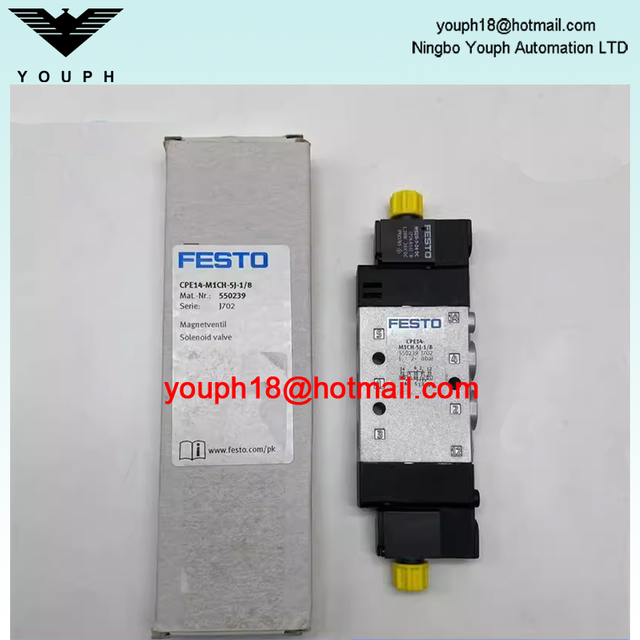 FESTO CPE14-M1CH-5J-1/8 550239 5/2 Solénoïde double 24V DC G1 / 8 Solénoïde électrique