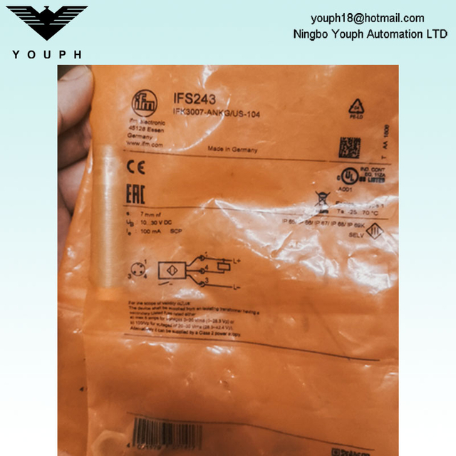 IFM IFS243 IFK3007-Uang / US-104 NPN Inductive Capteur
