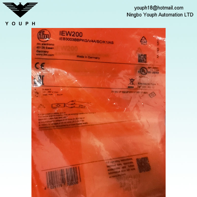 IFM IEW200 IEB3003BBPKG / V4A / SC / K1 / AS Capteur inductif