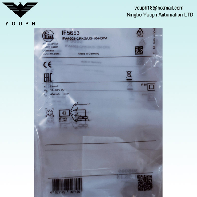 IFM IF5653 IFA4002-CPKG / US-104-DPA Capteur inductif