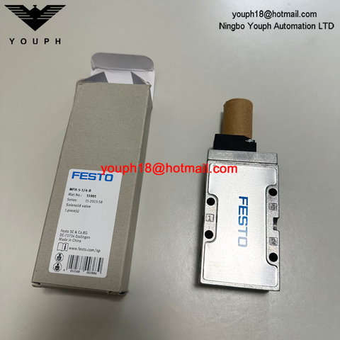 FESTO MFH-5-1 / 4-B 15901 G1 / 4 5/2 voies de solénoïde de tigre monostable