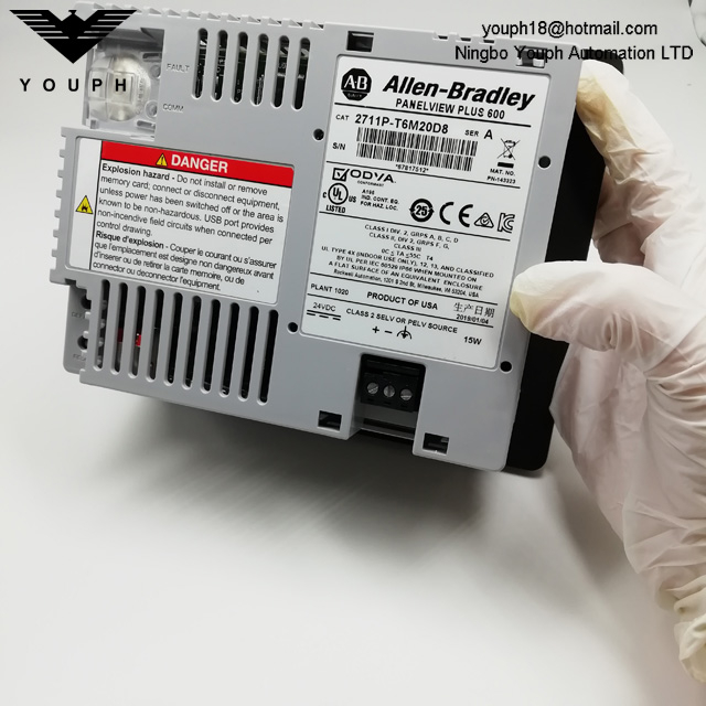 Rockwell Allen-Bradley AB 22711P-T6M20D8 6 'Graphic Terminal PanelView plus 600