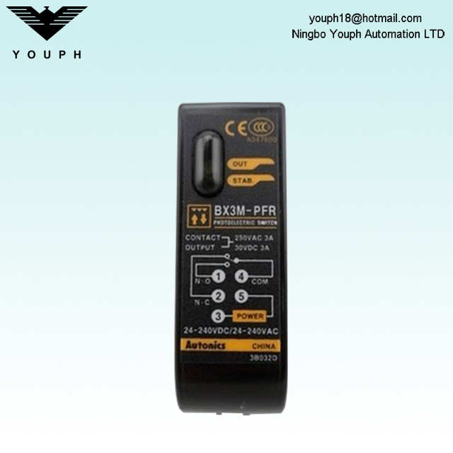 Autonics BX3M-PFR BX3M-PFR-T TROREFLECTEUL INTROCHTER INTROFIÉ FILTERIN LAVEMENT Capteur photoélectrique