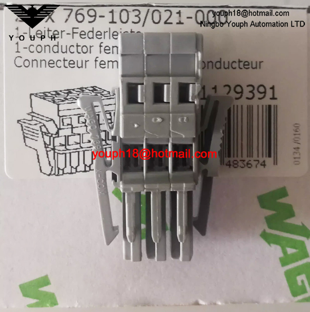 Allemagne Wago 769-103 / 021-000 1 Connecteur de trous à 3 pôles de ligne